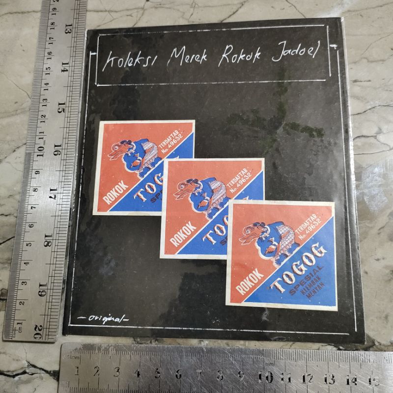 

KL16LW Kertas Label asli jadul, kertas lawas