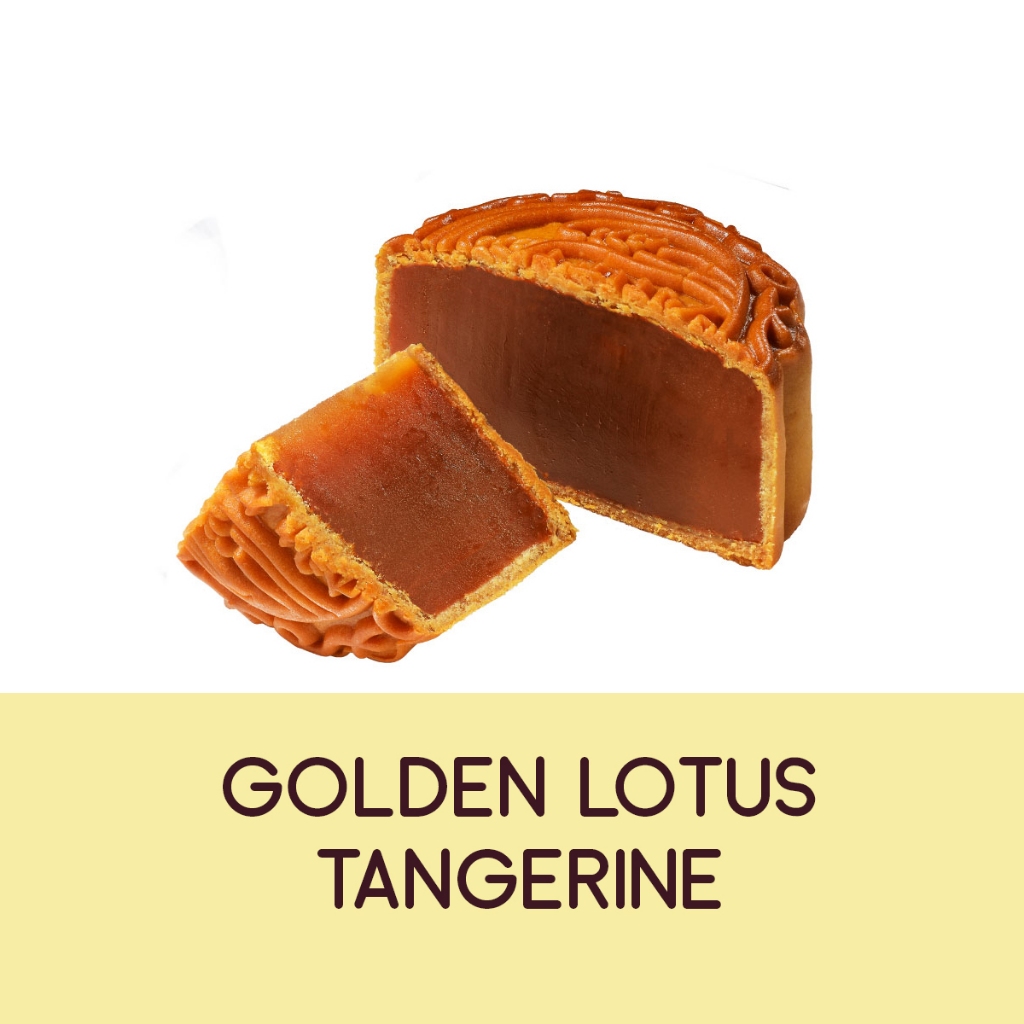 

500gr Golden Lotus with Tangerine Mooncake Filling (LIMITED EDITION) isian mooncake