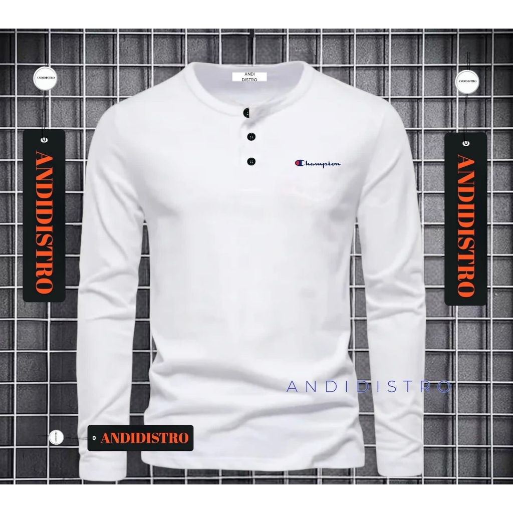 KAOS KANCING PRIA  LENGAN PANJANG TERLARIS/KAOS KANCING 3 LENGAN PANJANG