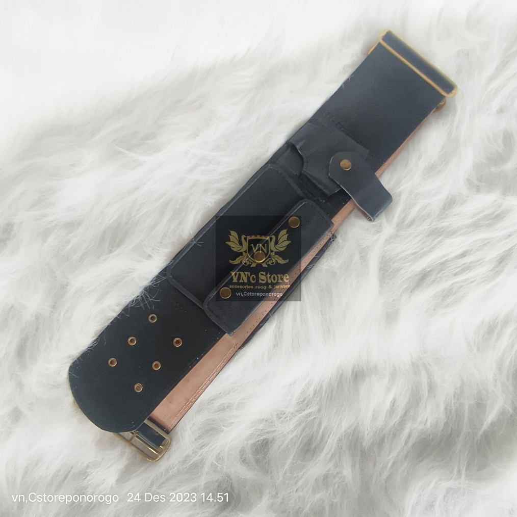 KODE U22Q SABUK OTOK KULIT B  sabuk bopo  sabuk  barongan  pecut  kuda lumping  ganongan  bujang gan