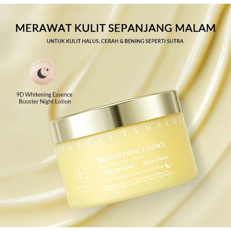 [ HALOCA BEAUTY ] HB CHROMOSOME 9D WHITENING ESSENCE BOOSTER NIGHT | NIGHT LOTION CHROMOSOME
