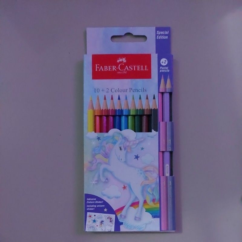 

Faber Castell 12 warna Colour Pencil Unicorn