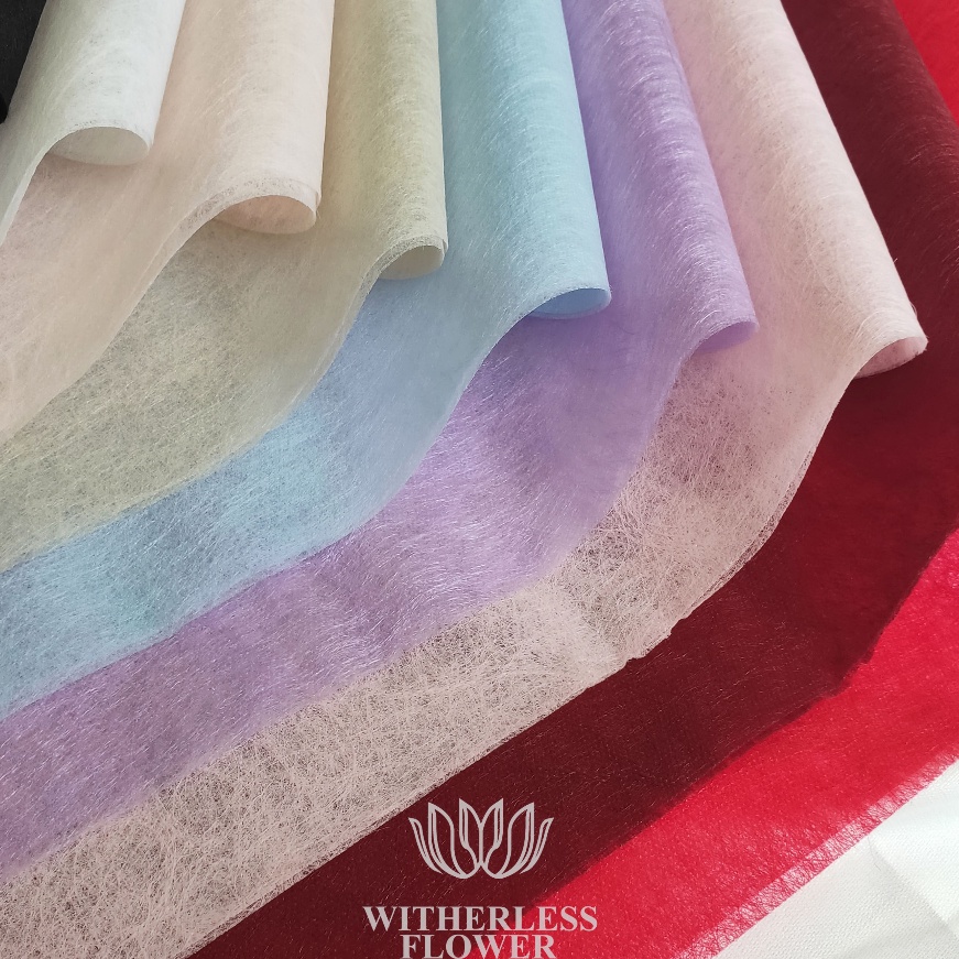 

Eksklusif 1 LEMBAR Premium Non Woven Tissue Paper Tebal Cellophane Kertas Buket Bunga Florist Flower Wrapping Paper Kertas Tisu