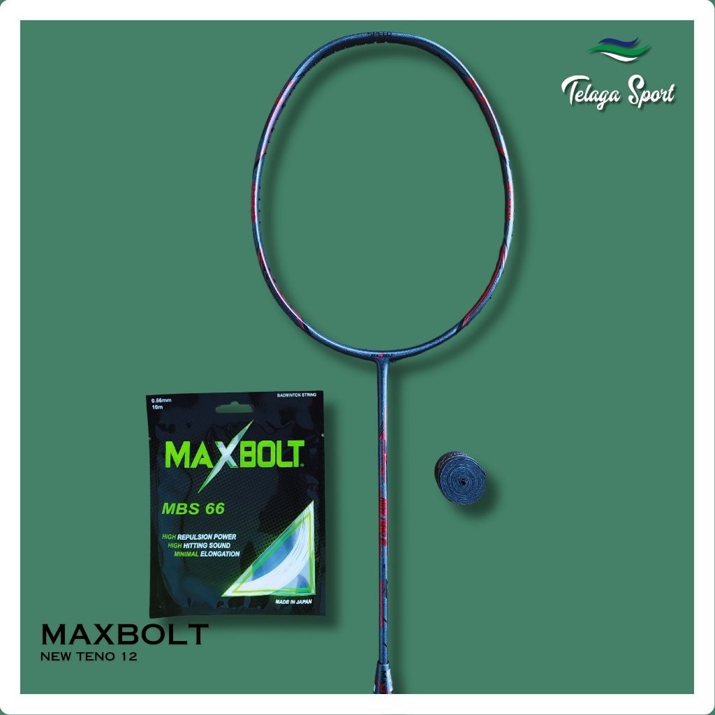 Raket Badminton Maxbolt New Teno 12 Original