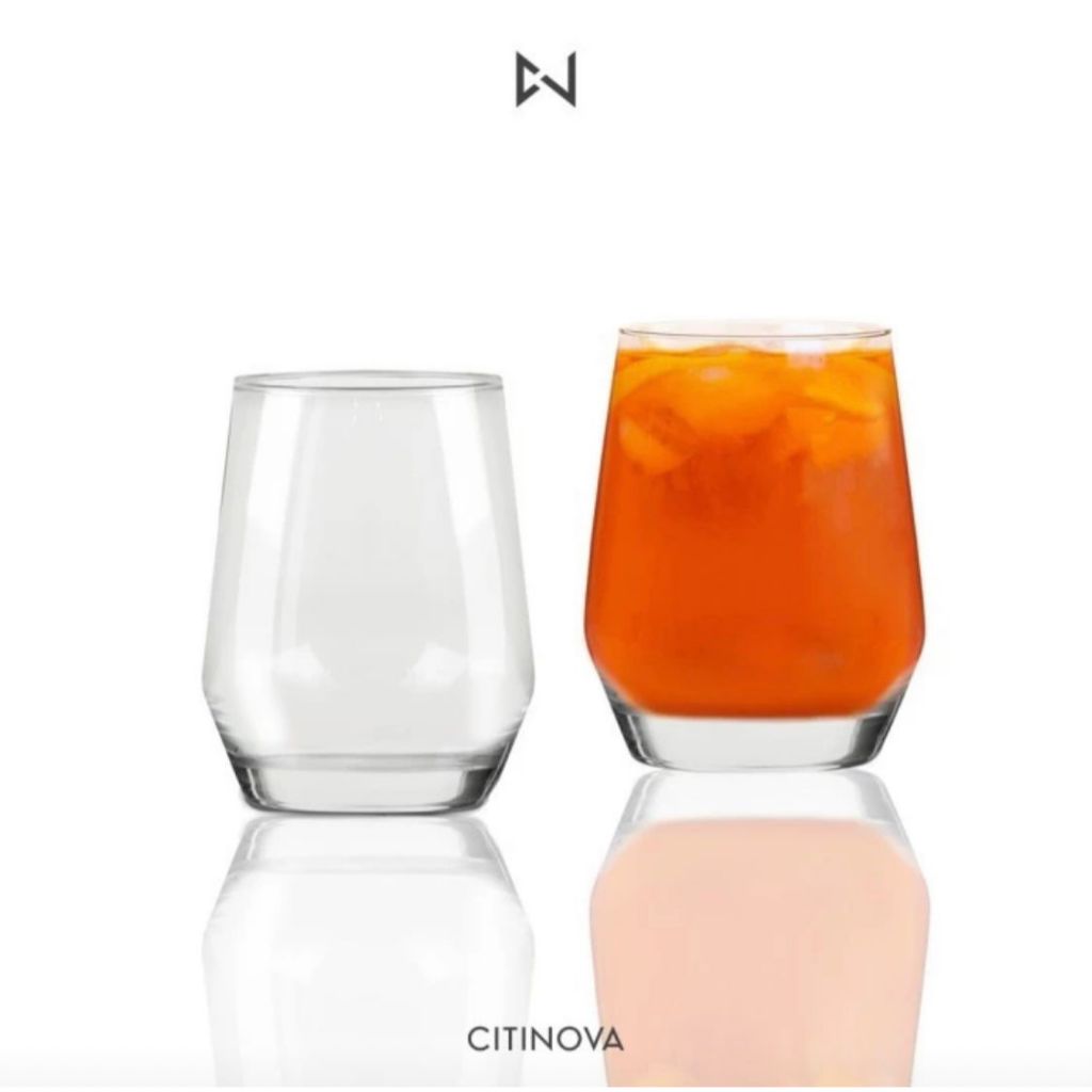 GELAS CITINOVA FLORIDA 6 PCS / GELAS KACA / GELAS CANTIK / GELAS UNIK