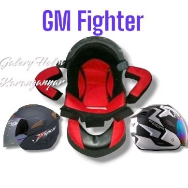GF Busa Set GM Fighter Kancing Besi Dan Kancing Plastik Live GM Fighter Spon Helm GM KODE U4N3
