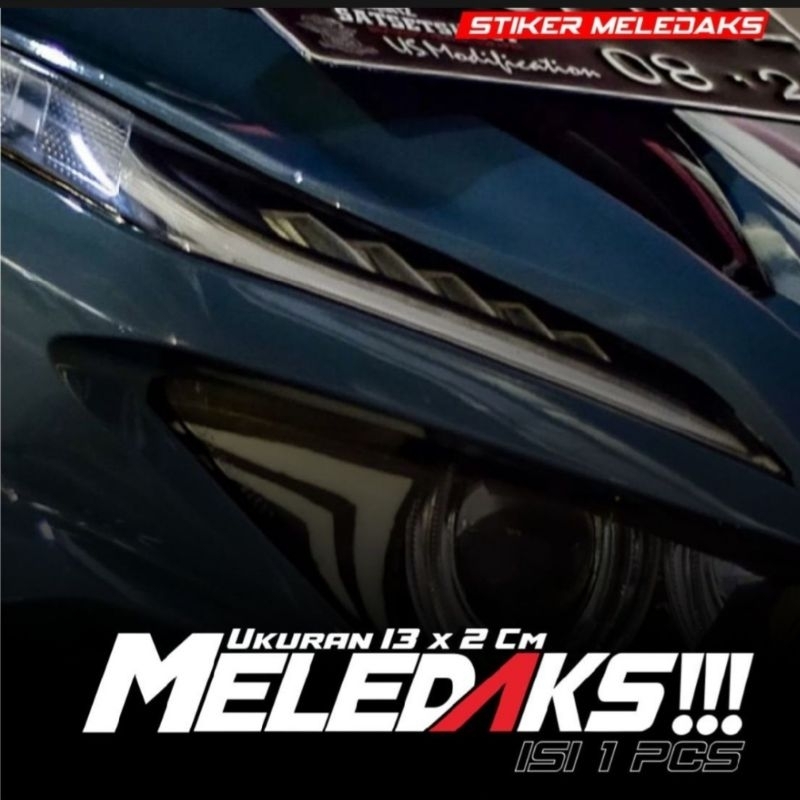 sticker cutting motor matic MELEDAKS stiker viral keren