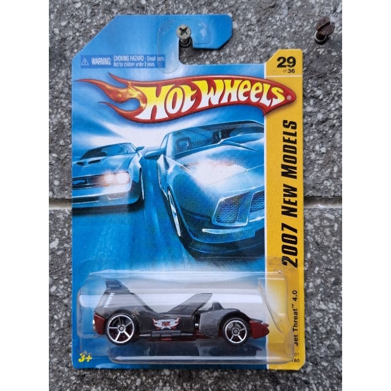 HOT WHEELS JET THREAT 4.0 HITAM