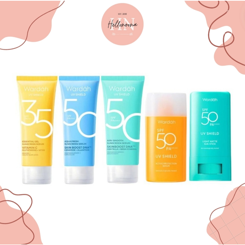 WARDAH -  UV Shield Airy Smooth Sunscreen Serum | Aqua Fresh Sunscreen Serum | Active Protection Ser