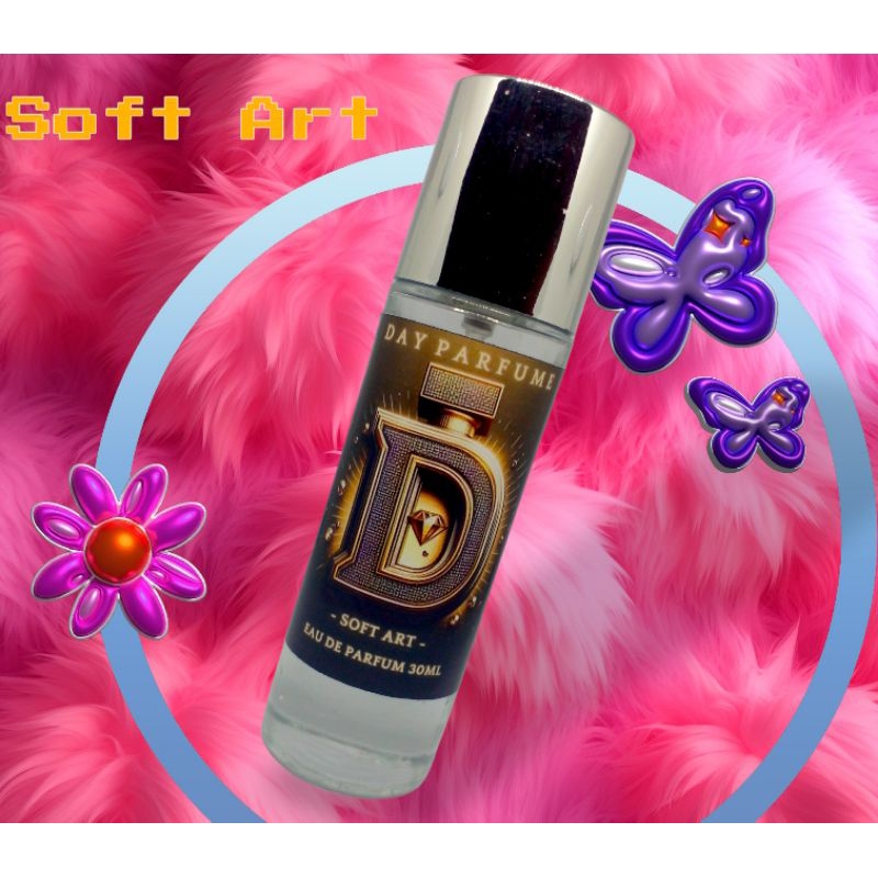Parfum Soft Art 30ml + gratis sarung botol