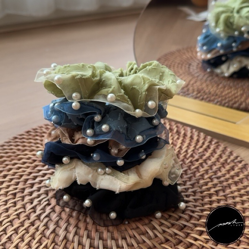 Scrunchie / ikat rambut korea / kamino / iketan rambut / acessories korea / gelang ikat rambut / ika