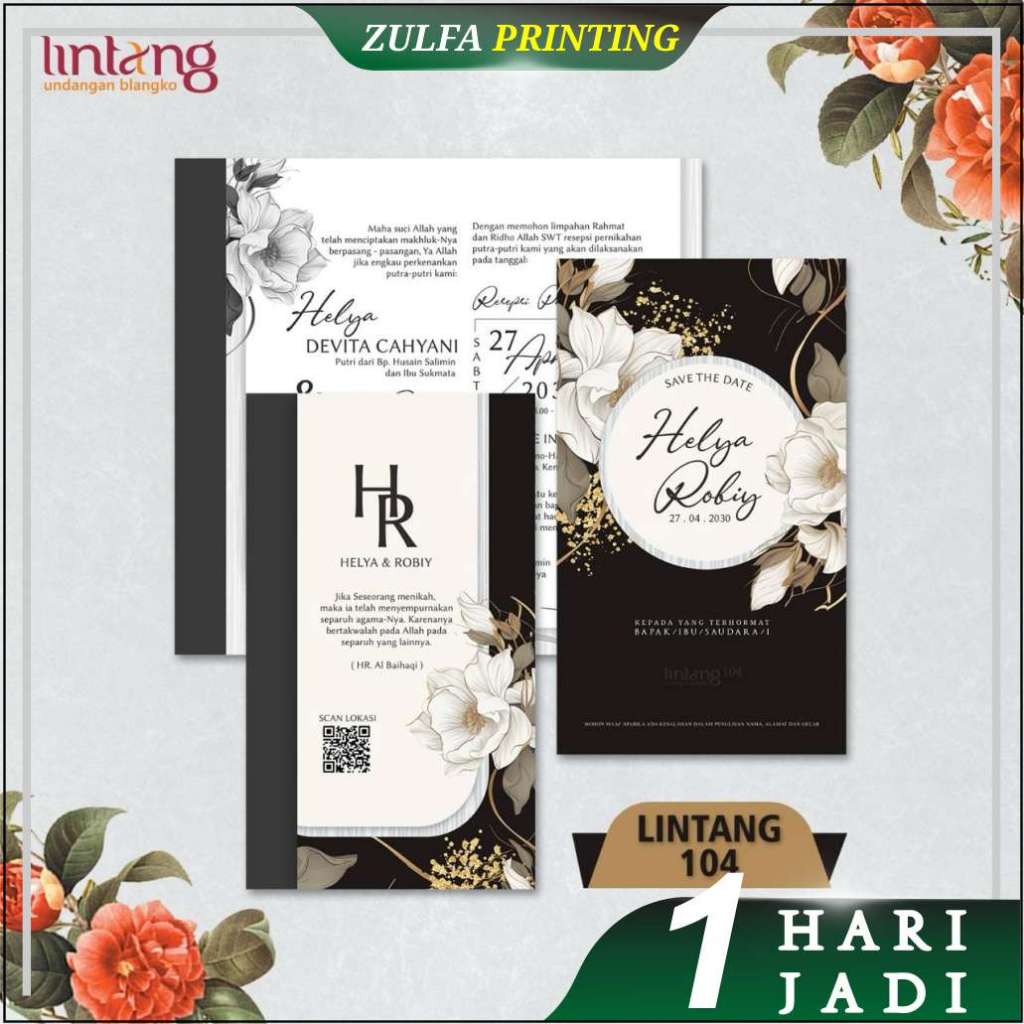 CETAK UNDANGAN PERNIKAHAN KHITANAN MURAH SEHARI JADI