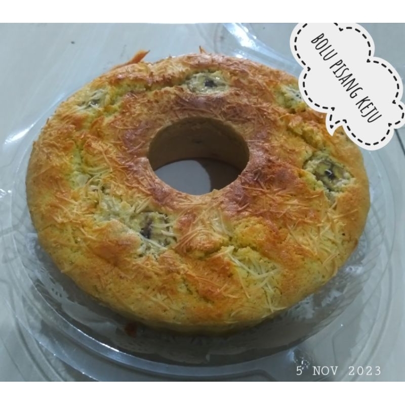 

Bolu pisang uk loyang diameter 22