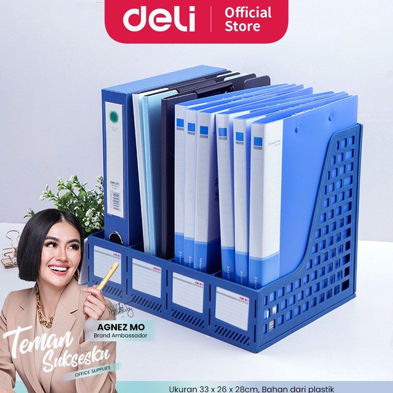 

KODE H1C Deli Rak Buku Box File 4 Sekat Tahan Lama 33777