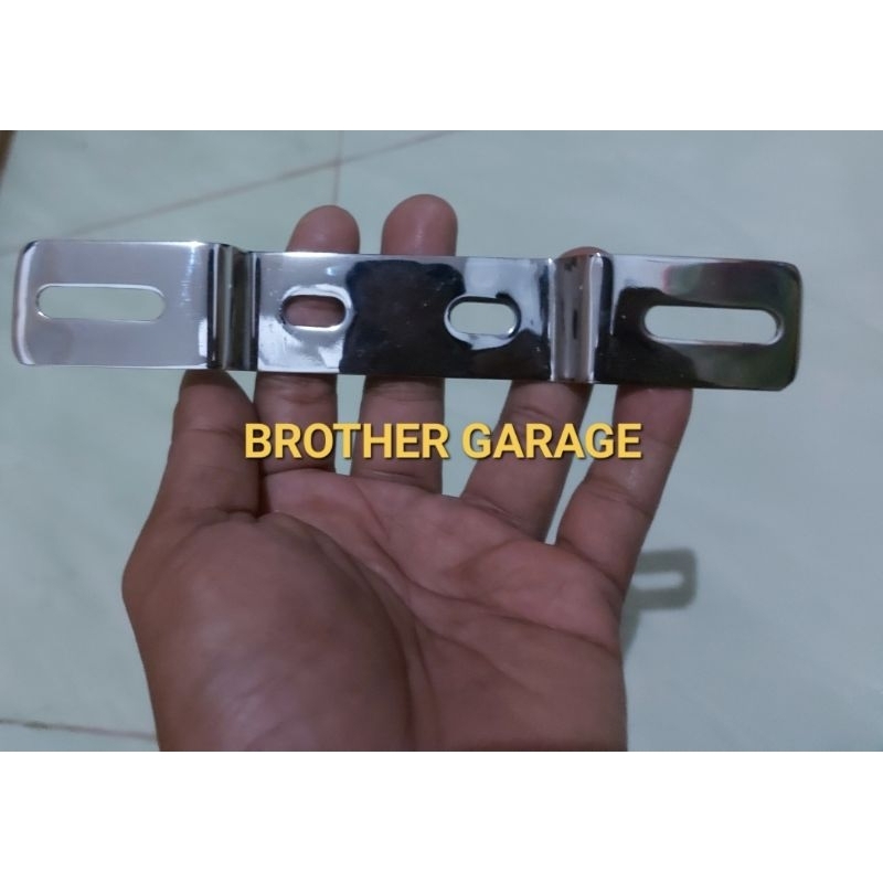 Dudukan Plat Nomor Plat Nomor Belakang RxKing New Chrome,Rx King Old Bahan Tebal/Bracket Rx king Chr