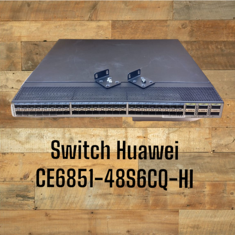 Switch CE6851-48S6Q-HI HUAWEI 48-PORT 10G SFP+.6-PORT 40GE QSFP+ SWITCH W/ DUAL PSU,FAN ( Second )