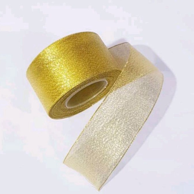 

Bonus PITA KAWAT GLITER LEBAR 2 5CM HARGA PER ROLL ISI 2 METER