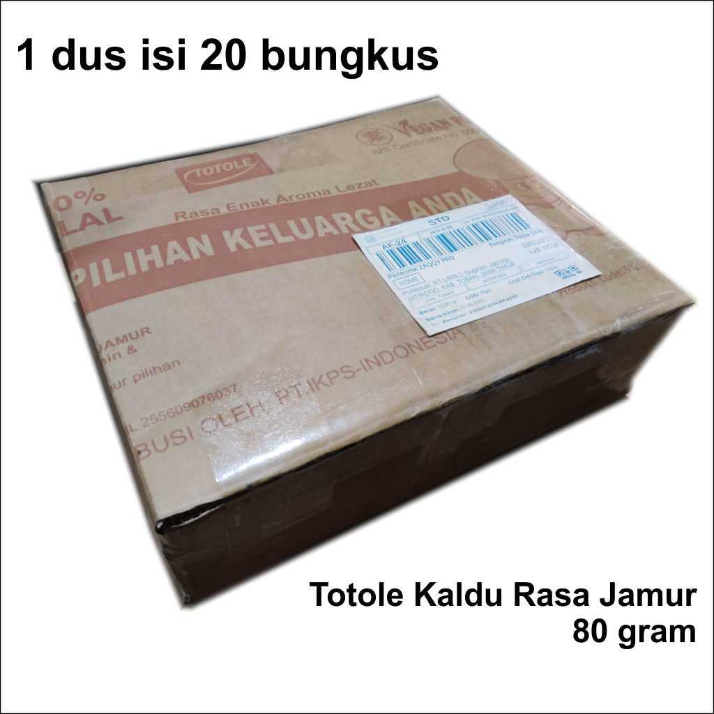 

Totole Kaldu Rasa Jamur 80 gram gr g 1 dus kardus karton isi 20 pcs