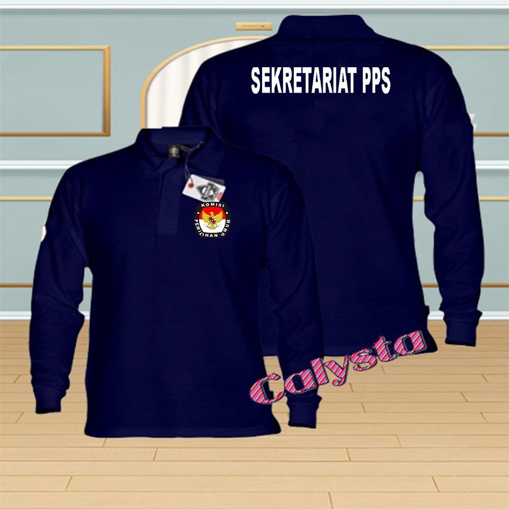 KAOS KERAH/POLOSHIRT SEKRETARIAT PPS/LENGAN PANJANG TERBARU/PRIA/WANITA