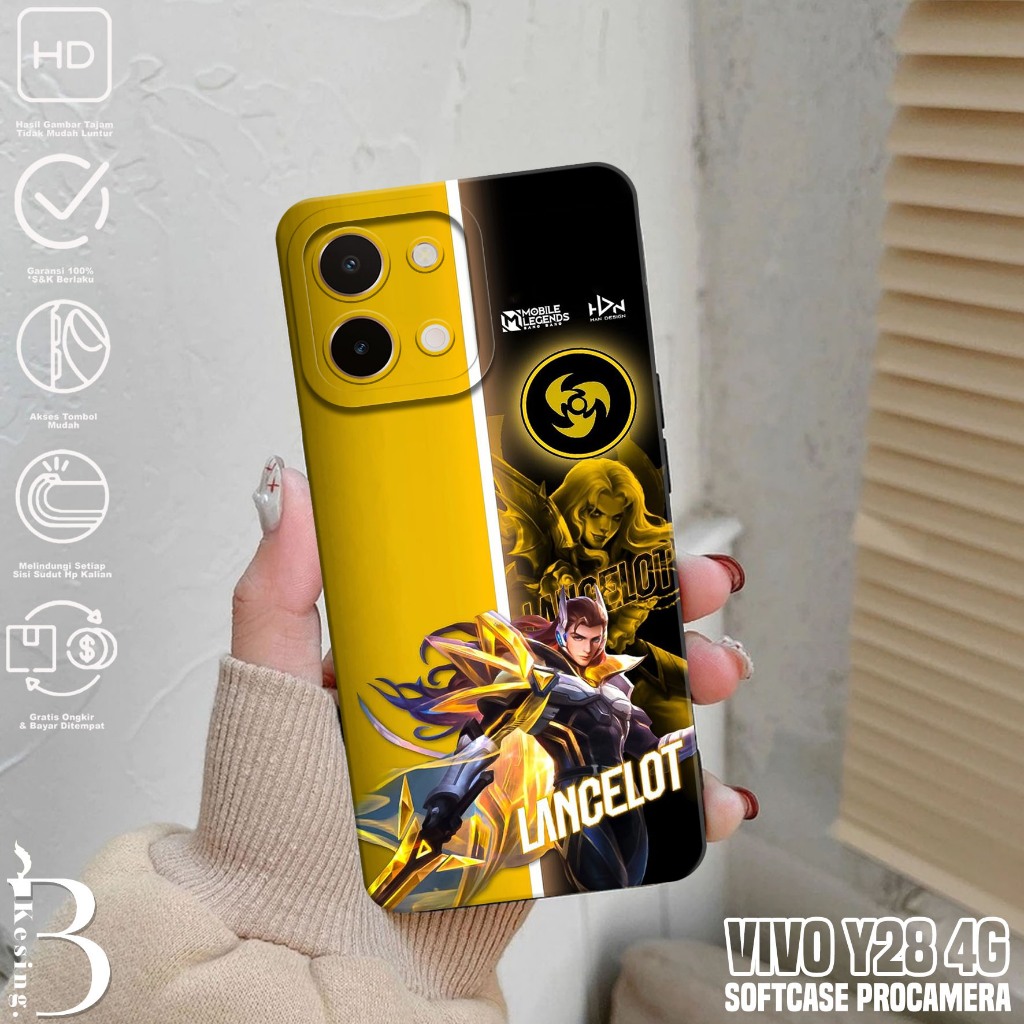 Case VIVO Y28 4G - Casing VIVO Y28 4G Motif Hero MobileLegend - Silikon Hp VIVO Y28 4G - Softcase Hp