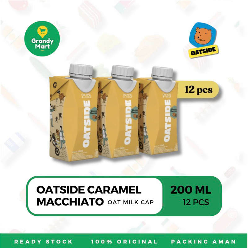 

Oatside Oat Milk Cap 200 ML ( 12 pcs ) - Caramel Macchiato