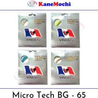 Grosir Favorit  Kemasan BaruSenar Badminton Bulu Tangkis Vinlux Micro Tech BG 65