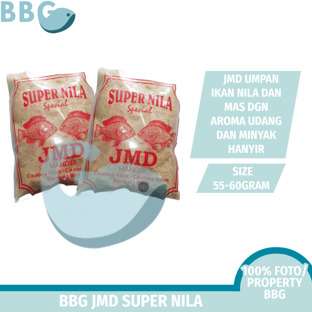 BBG UMPAN JMD SUPER NILA sudah termasuk MINYAK HANYIR umpan pancing ikan nila dan mas berkualitas