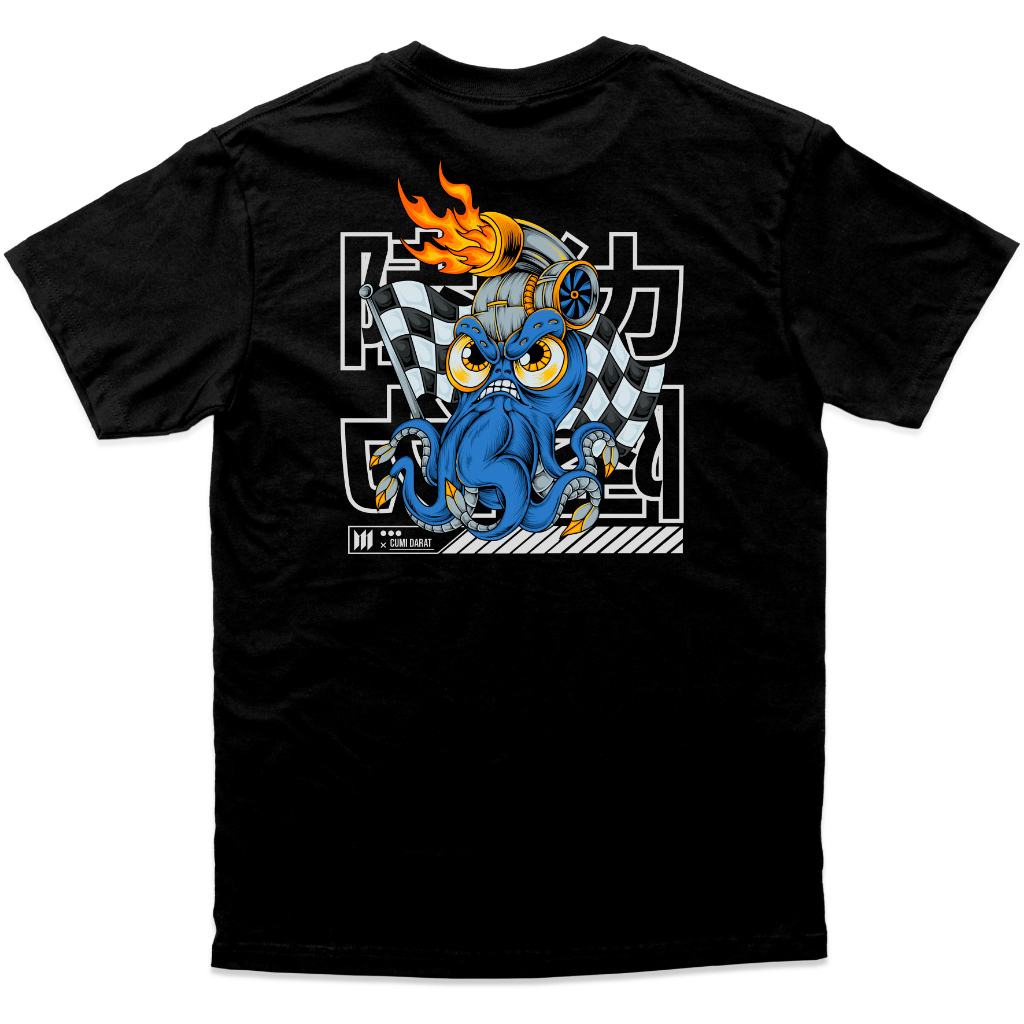 Kaos Cumi Cumi Darat - Kaos Diesel War Mobil - Kaos Racing Mesin Turbo Majakerta