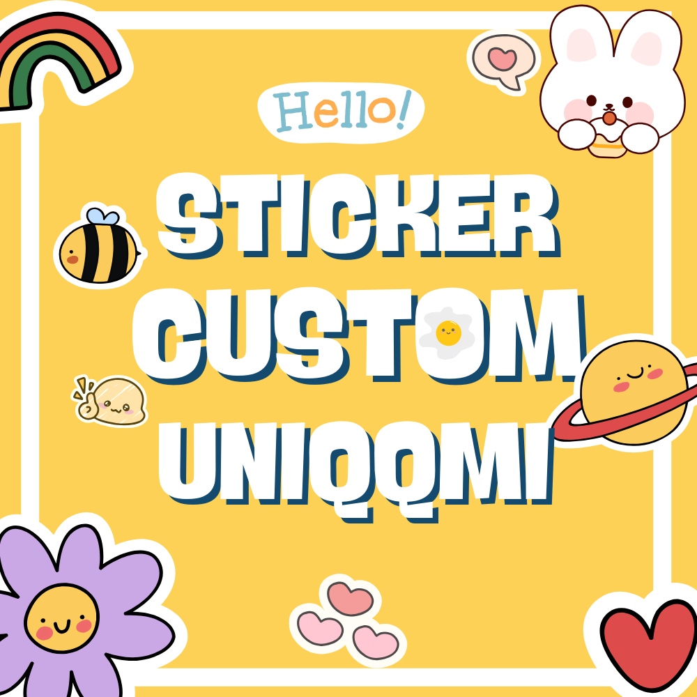 

STIKER CUSTOM 12X8CM/ STIKER VINYL/ STIKER CROMO