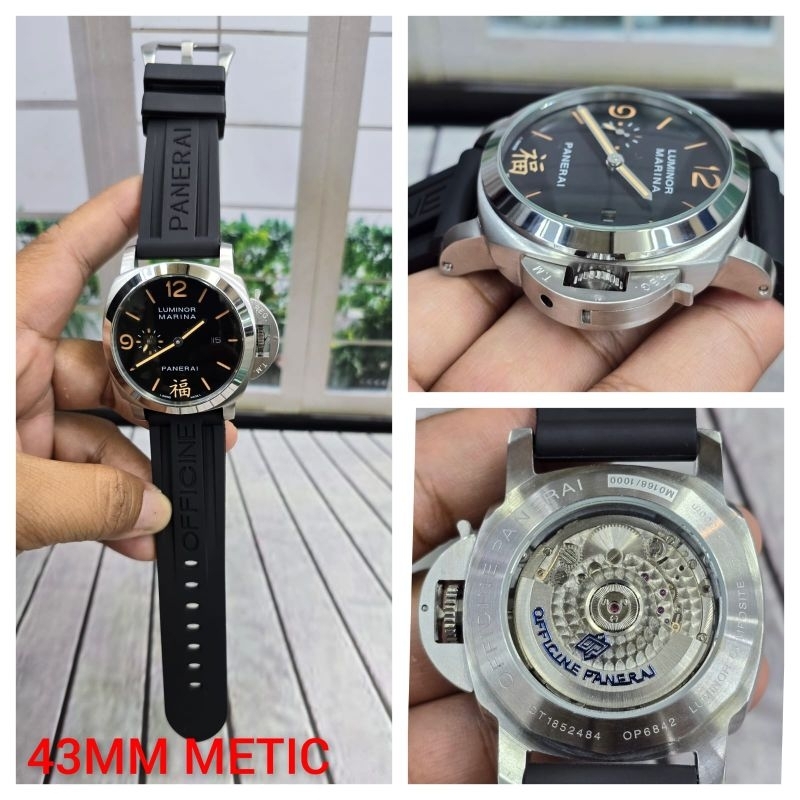 Jam pria luminor marina japan text automatic