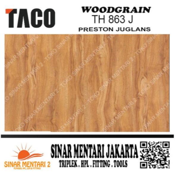 TACO HPL WOODGRAIN TH 863 J PRESTON JUGLANS