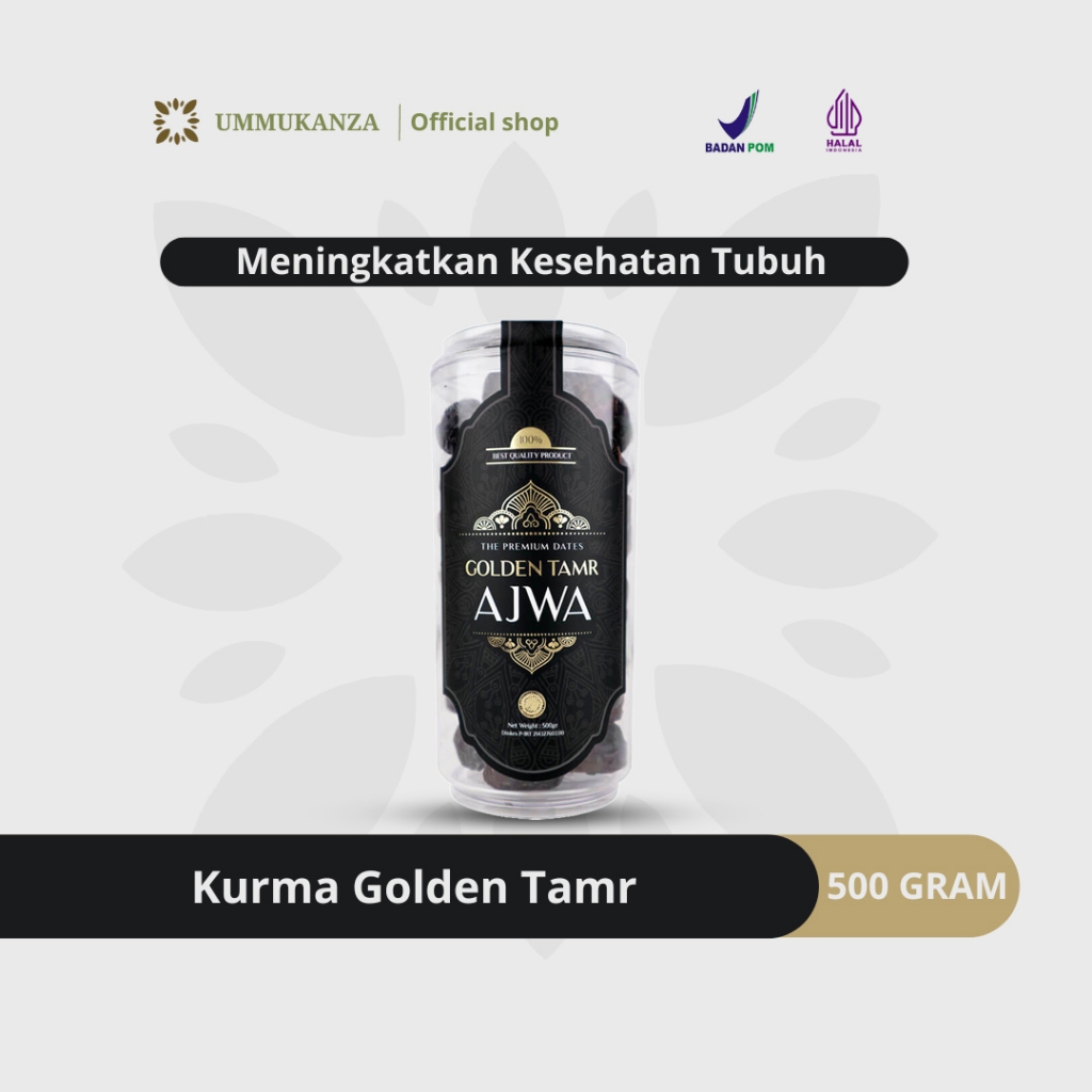 

Golden Tamr - Kurma Ajwa 500gr Toples