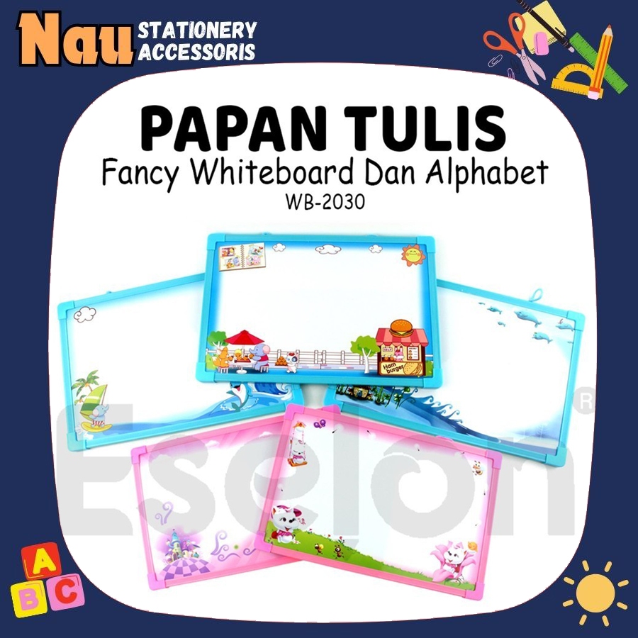 

Papan Tulis Anak Whiteboard / Papan Tulis Fancy 20*30 / PAPAN TULIS ANAK