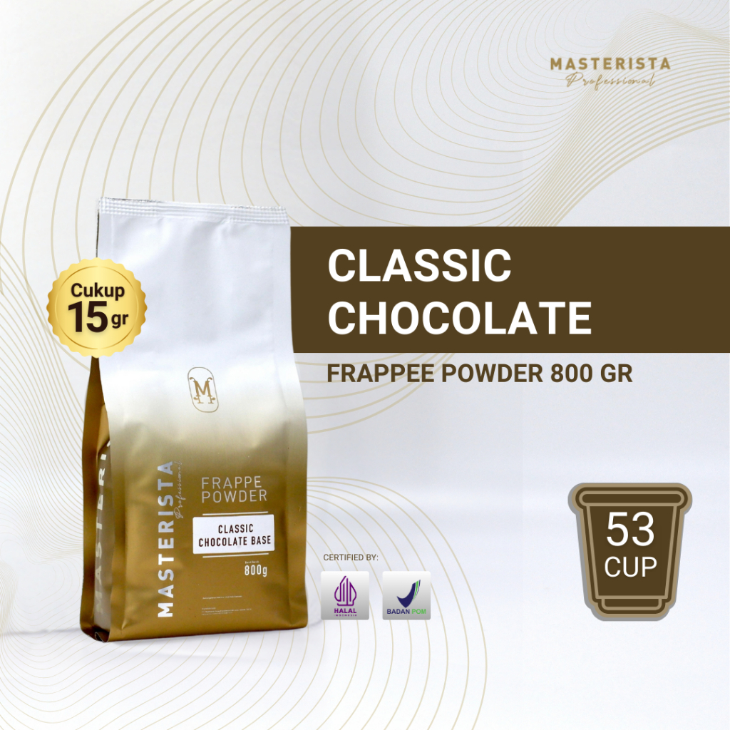 

Masterista Bubuk Minuman Classic Chocolate Base 800gr