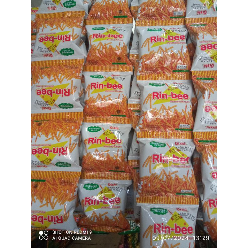 

Snack RIN BEE Keju sachet isi 10