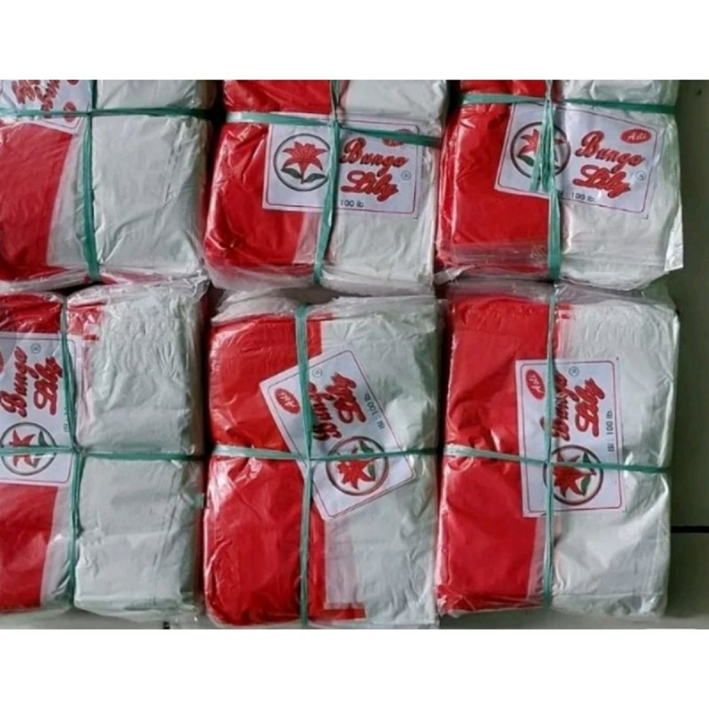 GROSIR Bendera Plastik Merah Putih Lily