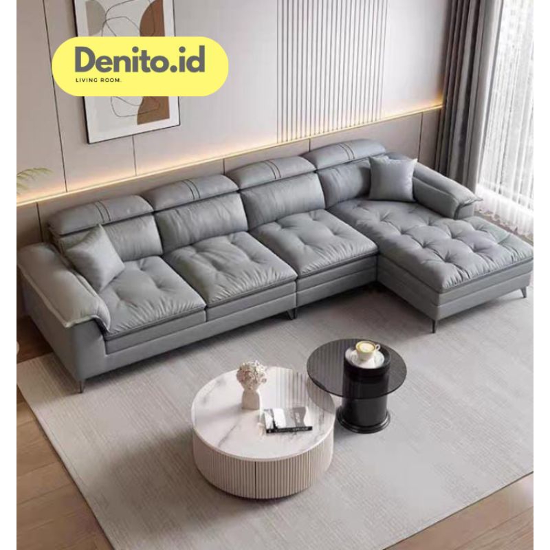 Sofa minimalis Letter-L Model Elegan dan Mewah