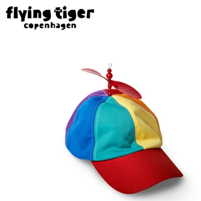 FLYING TIGER FTC CAP HAT TOPI BALING BALING TOPI PROPELLA PRIDE ANAK DEWASA PELANGI HELIKOPTER