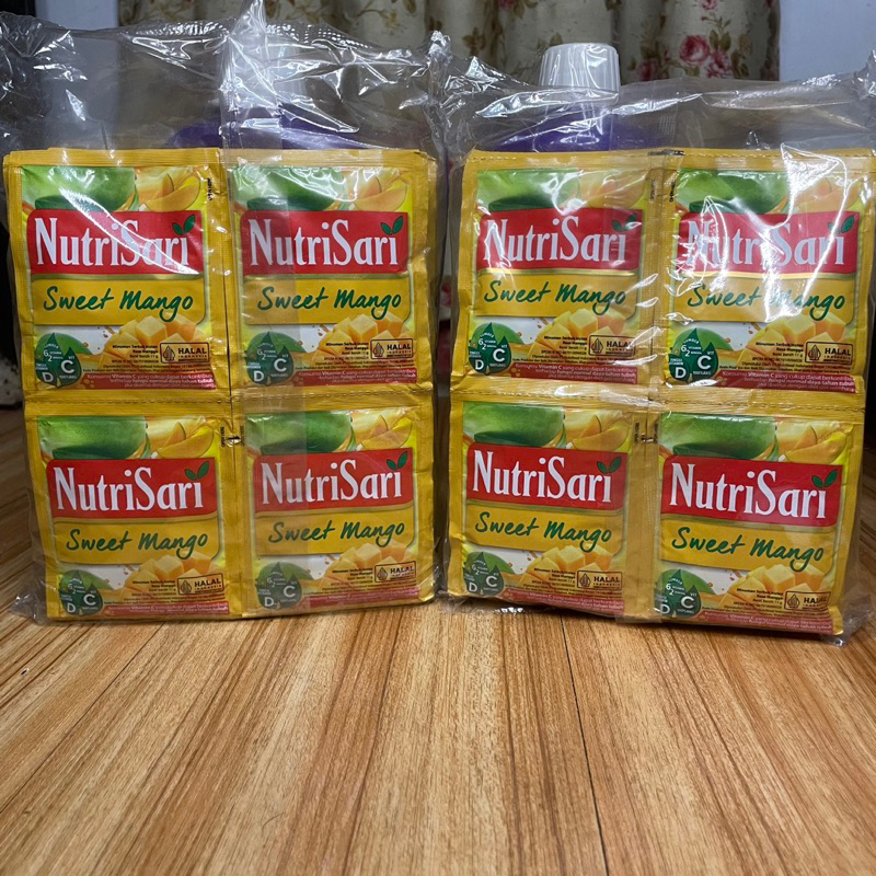 

NutriSari Sweet Mango 40 Sachet - Minuman Buah Vitamin C