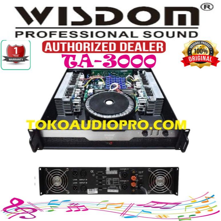 Wisdom TA3000 Professional Power Amplifier