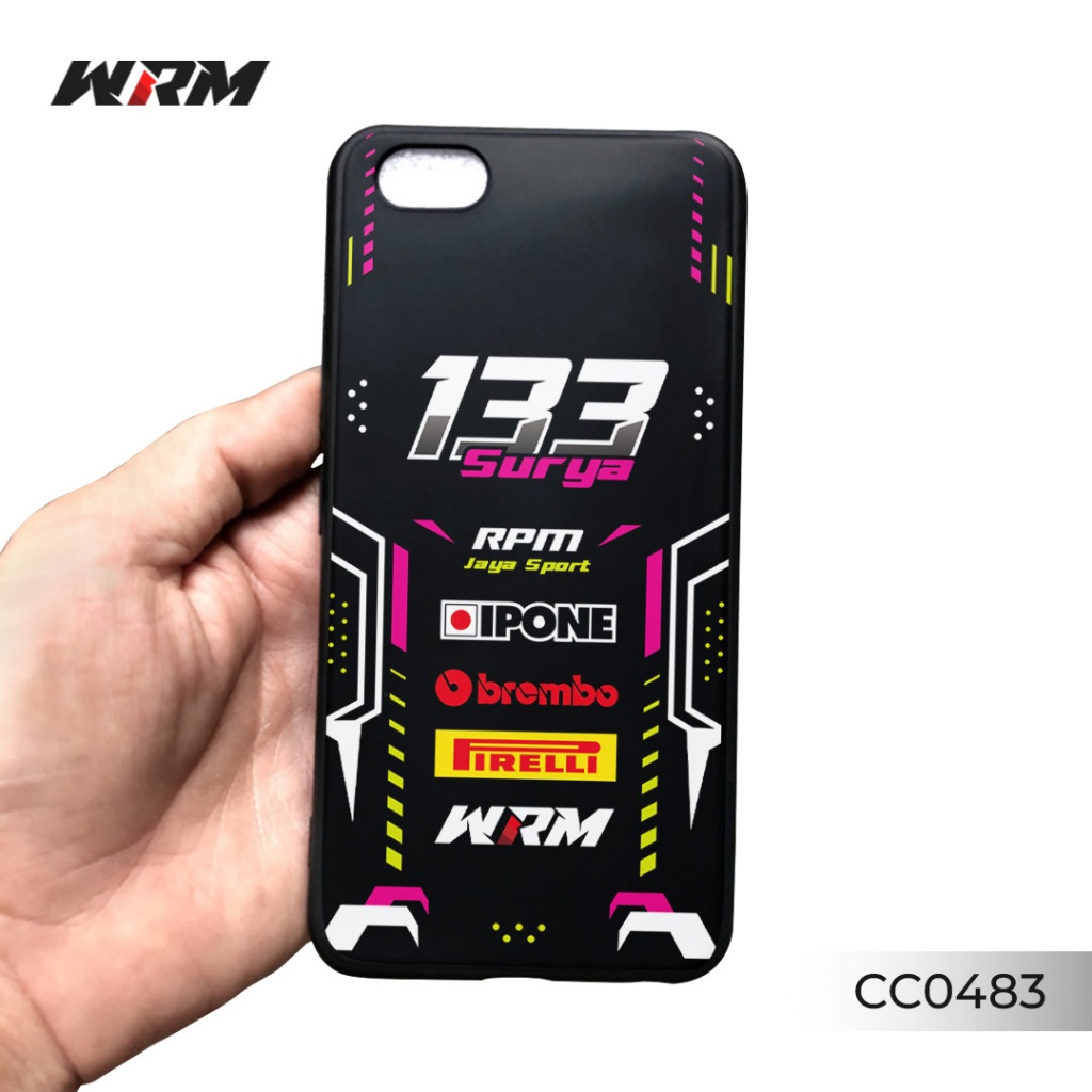 WRM Racing Case - Blackmatte - Bisa Custom Nama Dan Nomor