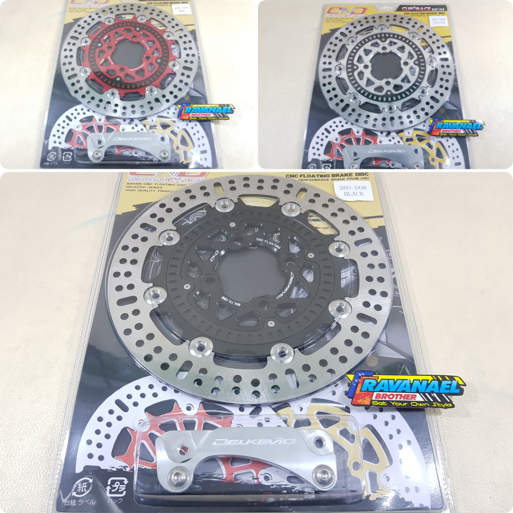 Piringan Cakram Disc Depan Delkevic Honda Vario 160 ABS 260 mm