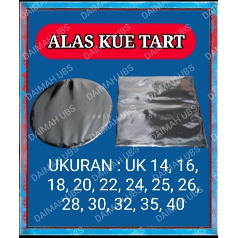 Tatakan alas kue Tart Laminasi Foil, Alas kue Ulang Tahun Kotak UK 14, 16, 18, 20, 22, 24, 25, 26, 2