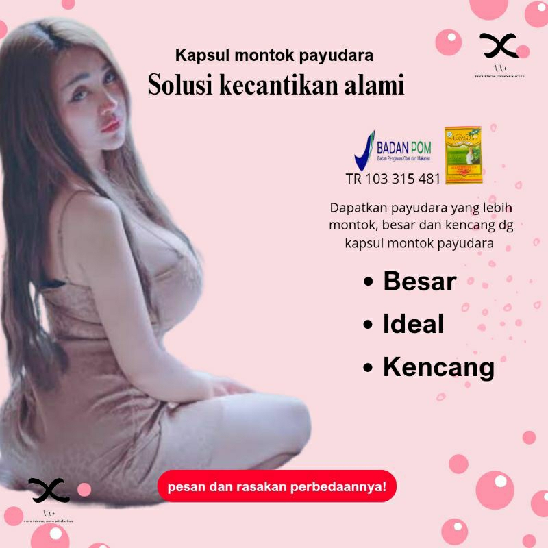 KAPSUL PEMBESAR/PENGENCANG PAYUDARA/sehat perempuan(montok payudara)