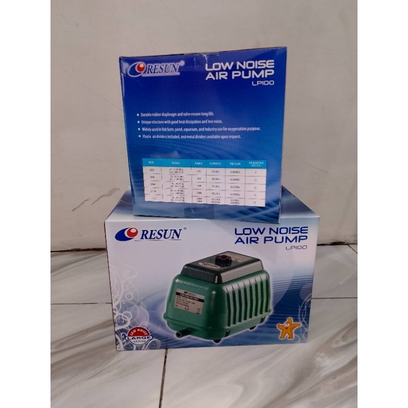 Resun LP 100 Pompa udara aerator aquarium kolam