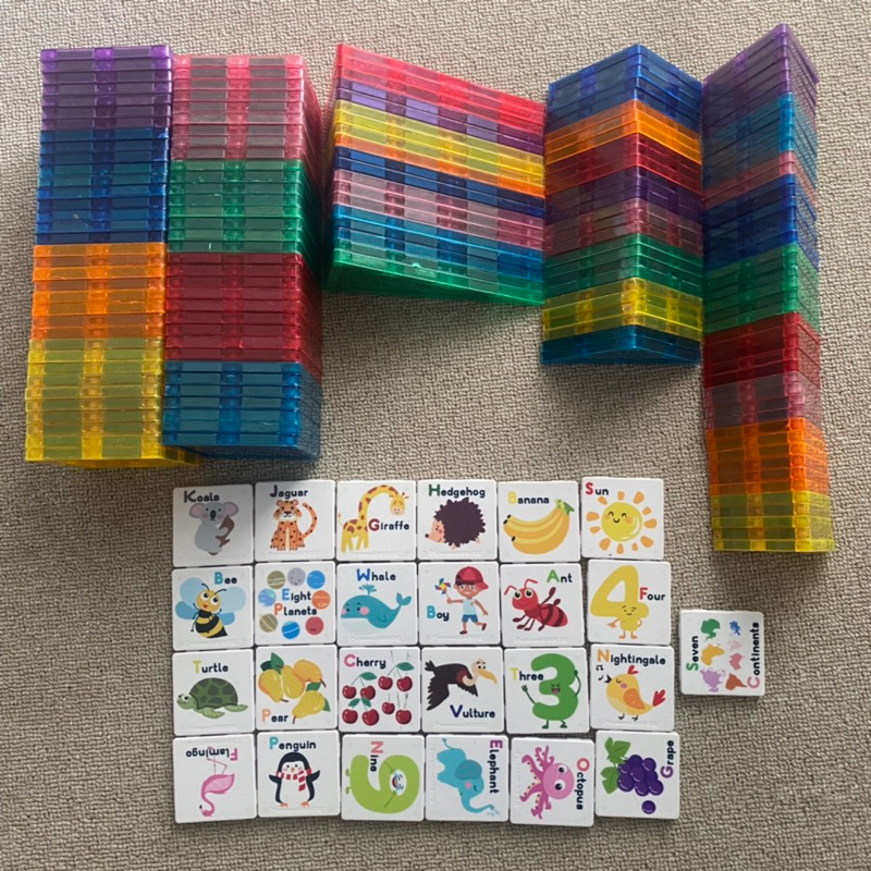 magnetic tiles picasso tiles 185 pcs