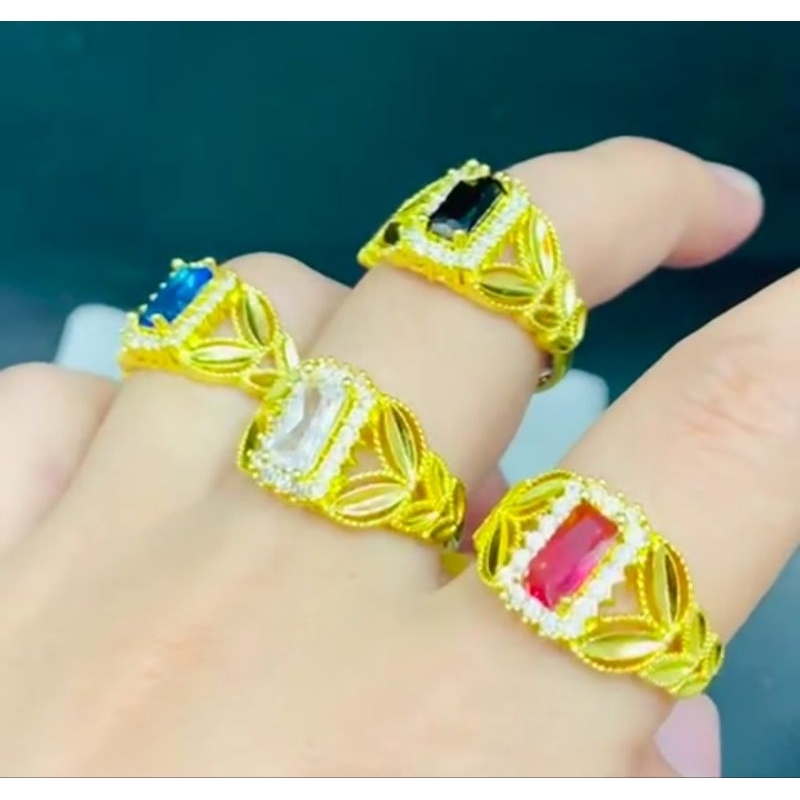 Cincin xuping Cincin Wanita batu Permata xuping