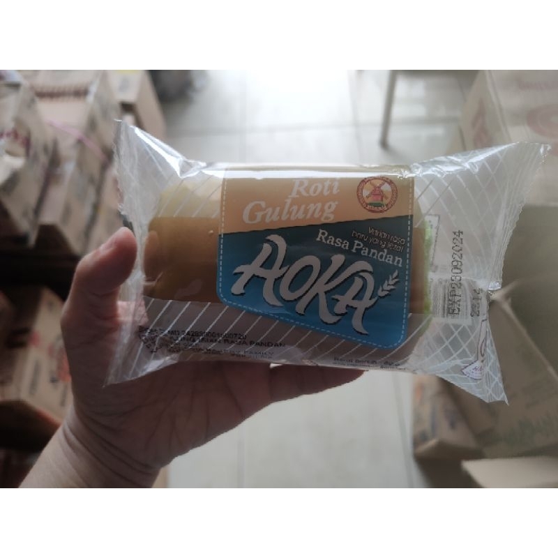 Roti aoka gulung viral rasa pandan