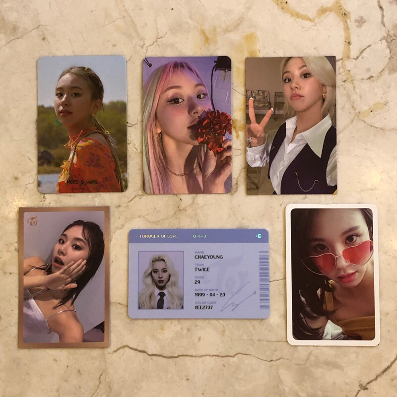 Chaeyoung Twice Photocard Official Take All