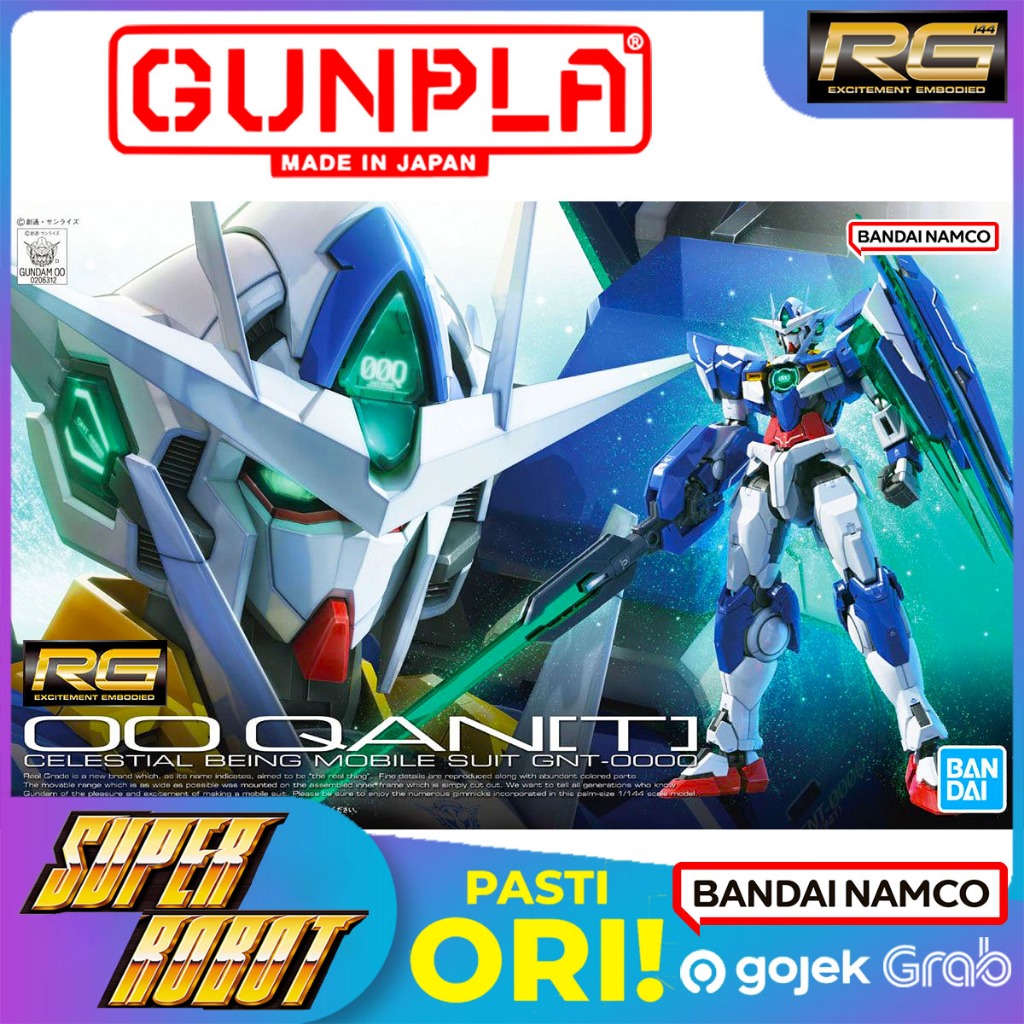 𝗕𝗔𝗡𝗗𝗔𝗜 RG Gundam 00 QanT / OO Qan[T]